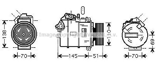 AVA QUALITY COOLING Kompressori, ilmastointilaite BWAK320